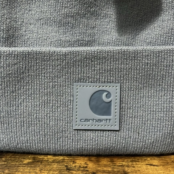 Carhartt (Thunder cloud color )Knit Beanie please dont quote me on color - Picture 2 of 5